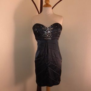 Grey, bedazzled dress!!!